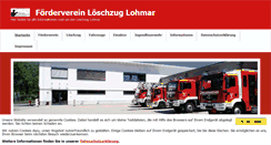 Desktop Screenshot of loeschzug-lohmar.de