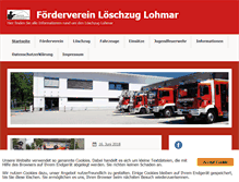 Tablet Screenshot of loeschzug-lohmar.de